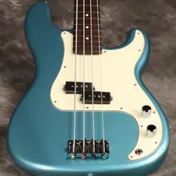 FENDER  FSR HYBRID II PRECISION BASS TEAL GREEN METALLIC ROSEWOOD S/N JD25008458