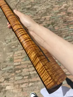 AAAA 22FRET MATTE ROSEWOOD ROASTED FLAME MAPLE ELECTRIC GUITAR NECK FENDER STRAT