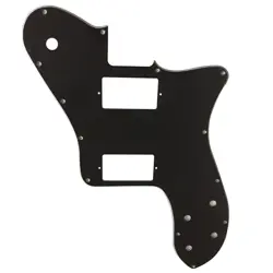 3PLY BLACK FOR FENDER SQUIER TELECASTER DELUXE PAF STYLE GUITAR PICKGUARD