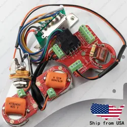 SOLDERLESS CUSTOM DUAL TONE WIRING HARNESS TREBLE BLEED CIRCUIT FOR FENDER SQ ST