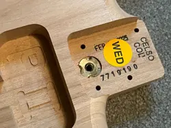 FENDER AMERICAN PROFESSIONAL II STRATOCASTER GUITAR BODY UNFINISHED 3 LB 4 OZ