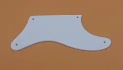 WHITE ACRYLIC PICKGUARD FOR US/MEX FENDER CABRONITA PRECISION BASS