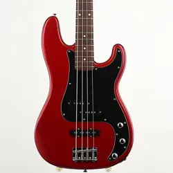 SQUIER BY FENDER AFFINITY SERIES PRECISION BASS PJ METALLIC RED USED W/SOFT CASE