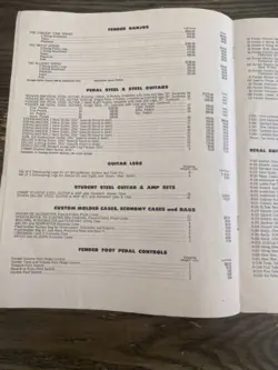 INSTRUMENTS PRICE LIST