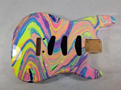 ALDER SSS GUITAR BODY - FITS FENDER STRAT STRATOCASTER NECK WILKINSON J2105