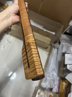 BIG HEAD ELECTRIC GUITAR NECK 22FRET ROASTED FLAME MAPLE FENDER STRAT REPLACE