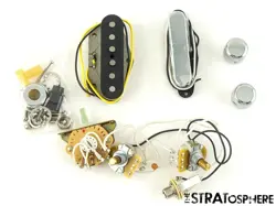 FENDER VINTERA II 60S TELE PICKUPS POTS KNOBS & JACK TELECASTER GUITAR.