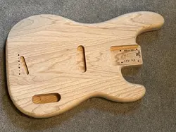 FENDER AMERICAN 50S STYLE PRECISION BASS BODY UNFINISHED 4 LB 8 OZ