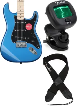 SQUIER 0378003502 + FENDER 0239978005 + FENDER 0990662043 VALUE BUNDLE