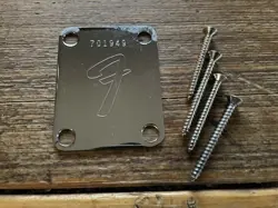 VINTAGE  FENDER NECK PLATE USA 1975/6 PRECISION TELE JAZZ