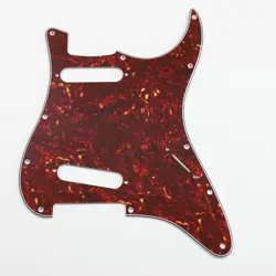 PARTS FOR US FENDER 11 SCREW STANDARD SS STRAT GUITAR PICKGUARD,RED TORTOISE 1