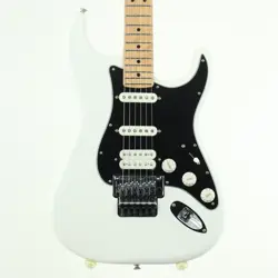 USED FENDER MEXICO / PLAYER STRATOCASTER FLOYD ROSE HSS POLAR WHITE MAPLE