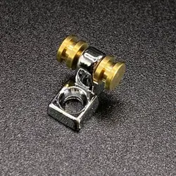 CHROME ROLLER STRING TREE GUIDE FOR FENDER TELE STRAT (INCLUDES SCREW) NEW