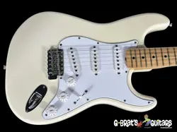 2001 FENDER STRATOCASTER 1968 SPECIAL REVERSE JIMI HENDRIX LAWSUIT OLYMPIC WHITE