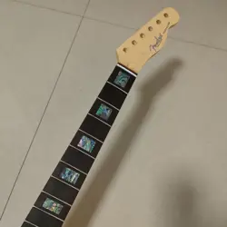 22 FRET TELE GUITAR NECK MAPLE ROSEWOOD FOR DIY FENDER PARTS MATTE LOW PRICE