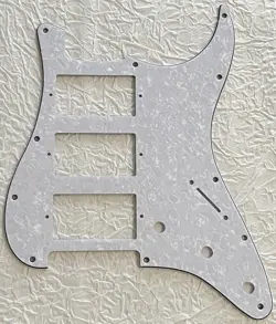 PICKGUARD SCRATCH WHITE