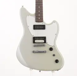 FENDER ALTERNATE REALITY POWERCASTER WHITE OPAL USED ELECTRIC GUITAR  2018