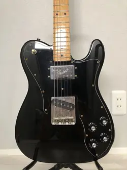 ELECTRIC GUITAR FENDER TELECASTER CUSTOM BLACK CRAFTED IN JAPAN