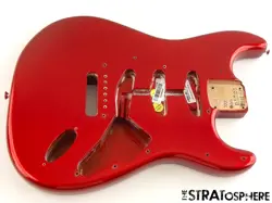 FENDER AV II AMERICAN VINTAGE 1965 STRATOCASTER BODY STRAT CANDY APPLE RED.