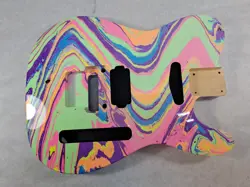 BASSWOOD HXS BODY - TELE -FOR FENDER STRAT STRATOCASTER NECK FLOYD ROSE J2113