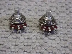 SET 1965 FENDER GUITAR / BASS POTS SET MUSTANG PRECISION JAZZ NICE LOOK