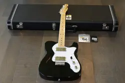 2005 FENDER FSR AMERICAN VINTAGE 1972 TELECASTER THINLINE REISSUE BLACK + OHSC