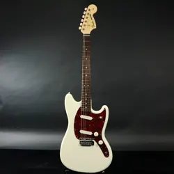 FENDER  MADE IN JAPAN CHAR MUSTANG ROSEWOOD FINGERBOARD OLYMPIC WHITE JD24026633