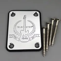 CUSTOM SHOP 60TH ANNIVERSARY NECK PLATE FOR FENDER TELECASTER MODEL GUITARS