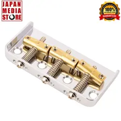 FENDER 3-SADDLE CTM CUT-OFF VINTAGE TELECASTER BRIDGE WITH BRASS SADDLES NEW