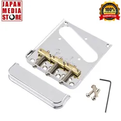 FENDER 3-SADDLE AMERICAN PROFESSIONAL TELECASTER BRIDGE ASSEMBLY CHROME NEW
