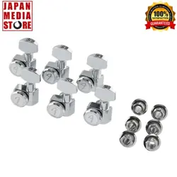 FENDER LOCKING TUNERS LEFT HAND CHROME FOR ELECTRIC GUITAR BRAND NEW