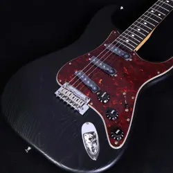 FENDER / MADE IN JAPAN LIMITED STRATOCASTER RAW ASH ROSEWOOD FINGERBOARD BLACK