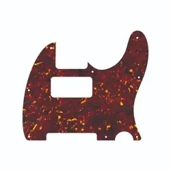 FOR US FENDER STANDARD TELE GUITAR PICKGUARD WITH TV JONES, RED TORTOISE