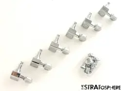 6 FENDER STANDARD STRAT, GUITAR PART- TUNERS TUNING PEGS, 6 IN-LINE