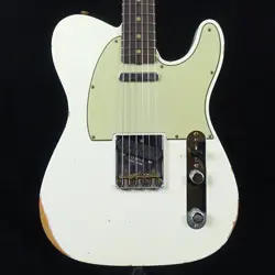 FENDER  1963 TELECASTER RELIC AGED OLYMPIC WHITE