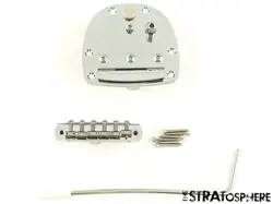 FENDER VINTERA II 50S RI JAZZMASTER BRIDGE & ARM VINTAGE GUITAR WHAMMY CHROME.