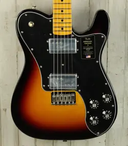 DEMO FENDER AMERICAN VINTAGE II 1975 TELECASTER DELUXE - 3-COLOR SUNBURST (686)