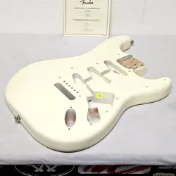 2024 FENDER AMERICAN VINTAGE II '61 STRATOCASTER BODY OLYMPIC WHITE STRAT GUITAR