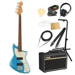 ELECTRIC BASS INTRODUCTORY SET FENDER PLAYER PLUS ACTIVE METEORA OPAL SPARK 10-P