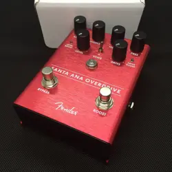 USED FENDER SANTA ANA OVERDRIVE PEDAL FREE SHIPPING