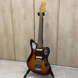 FENDER JAPAN JAGUAR ELECTRIC GUITAR SUNBURST USED FROM JAPAN