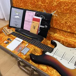 ELECTRIC GUITAR FENDER VINTAGE CUSTOM 1959 STRAT NOS 3TS SUNBURST MADE IN 2021