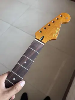 ROSEWOOD 22FRETS ROASTED MAPLE GLOSS ELECTRIC GUITAR NECK SUITABLE FOR FENDER