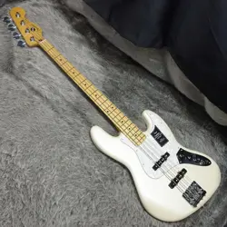 BASS GUITAR FENDER PLAYER II MODIFIED ACTIVE JAZZ BASS MN OLYMPIC PEARL WHITE