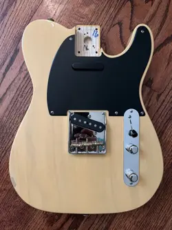 FENDER BAJA TELECASTER ELECTRIC GUITAR LOADED BODY BUTTERSCOTCH BLONDE