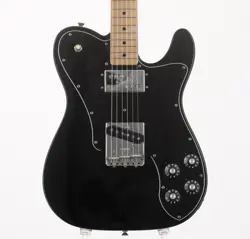 FENDER CLASSIC 72 TELECASTER CUSTOM BLACK USED ELECTRIC GUITAR