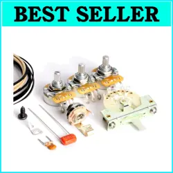 COMPLETE MODERN WIRING KIT FOR FENDER STRATOCASTER WITH PROFESSIONAL DIAGRAM
