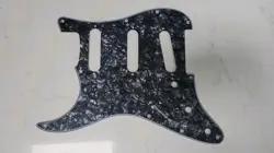 LEFT HANDED BLACK PEARL 4 PLY PICKGUARD FOR SSS FENDER STRAT ELECTRIC GUITARS
