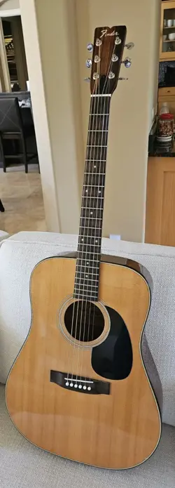 VINTAGE FENDER F-35 ACOUSTIC GUITAR WITH SOFT GIG BAG