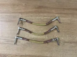 3 FENDER CUSTOM SHOP PERFORMANCE SERIES VINTAGE TWEED PATCH CABLE 6